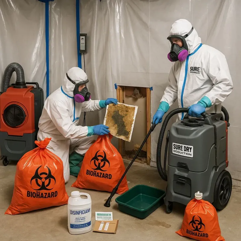 Contaminated Water Handling Protocols process in Pickens County, SC